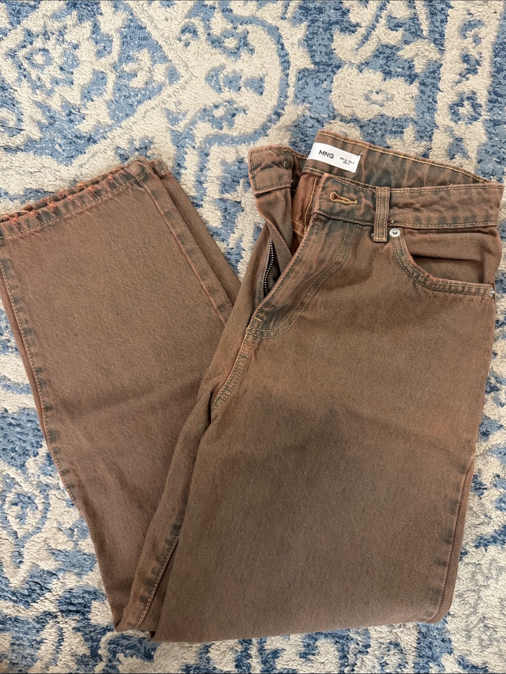 Mango Women’s High Waist Slouchy Jeans